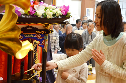 岡本寺の花まつり